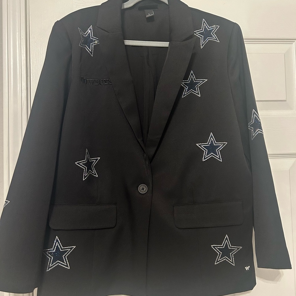 Dallas cowboys sequin star blazer
